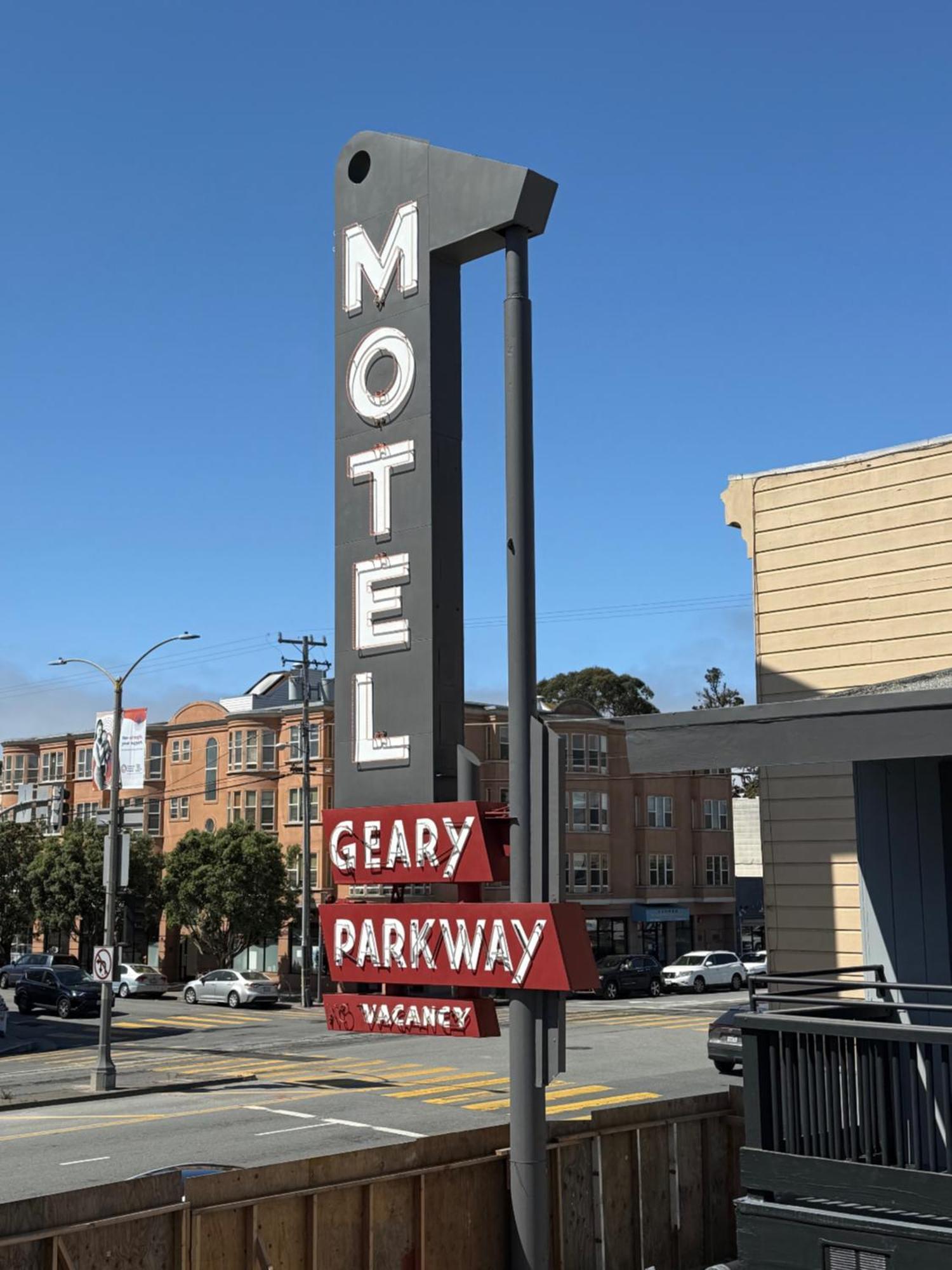 Geary Parkway Motel San Francisco Exteriör bild